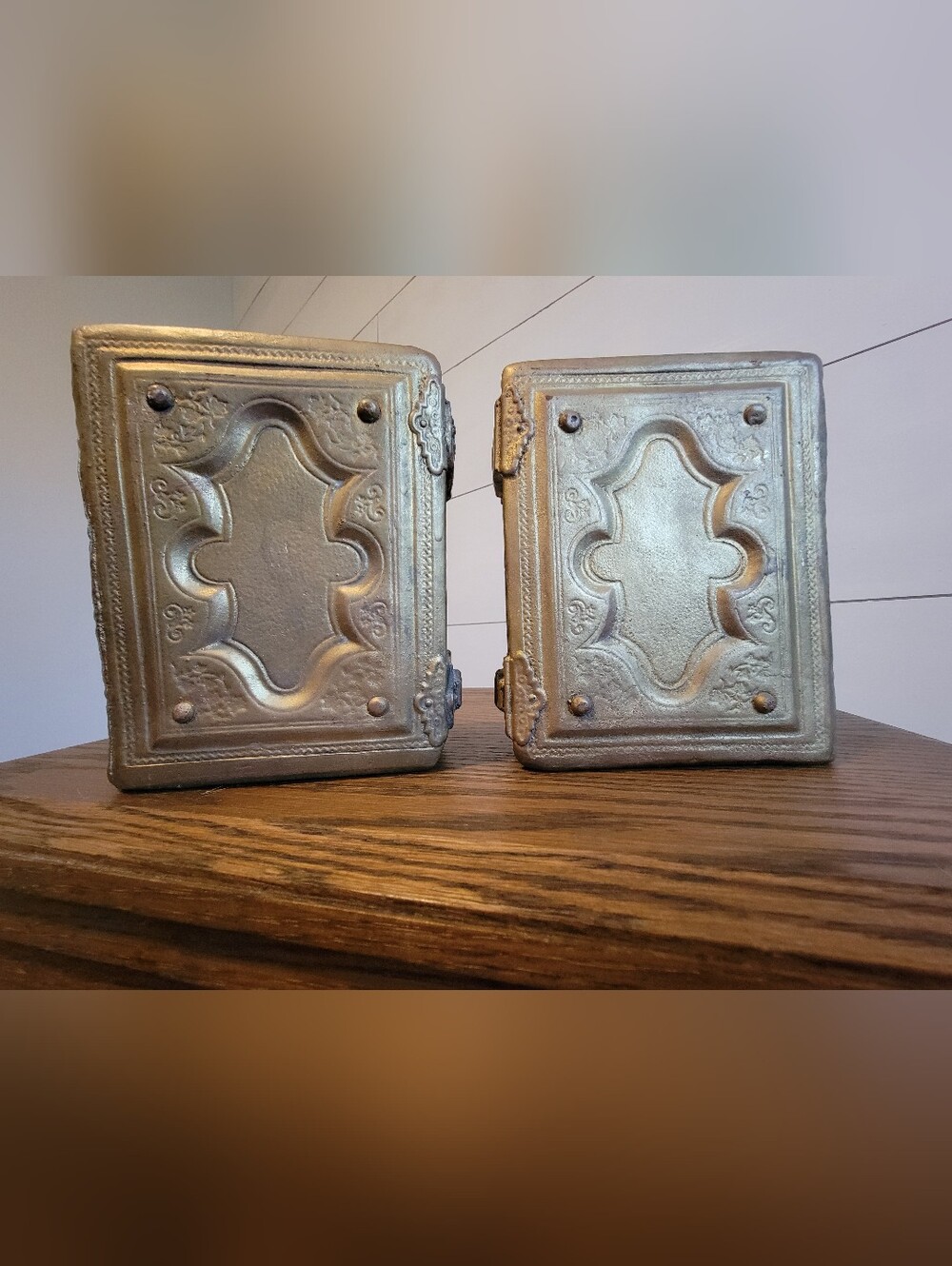 Vintage Cast Metal Bookends